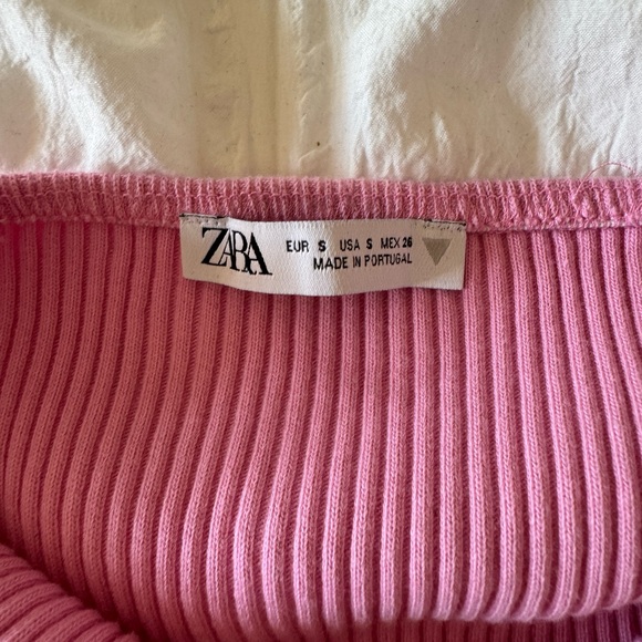 Pink Ribbed Tank Top – Basic Fitted Cami - Picture 3 of 3